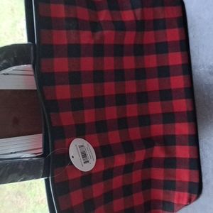 Buffalo Plaid Travel Tote